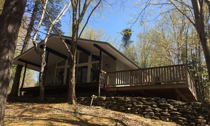 West Dover Cottage | Private, Contemporary Home with a View of Mount Snow.