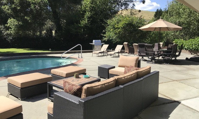 American Canyon House | Private Country Home & Pool on ranch in Napa/San Francisco Bay Area, Free WiFi