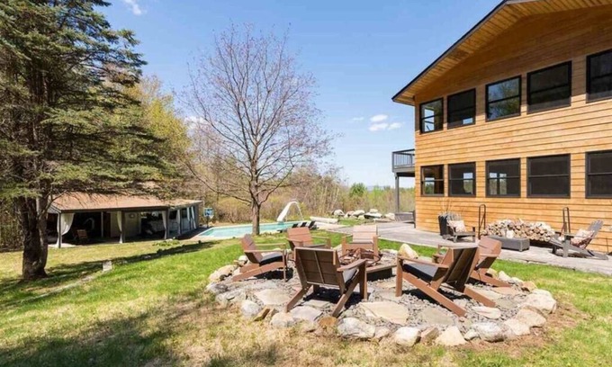 Meredith Villa | Private Estate with Pool in Meredith, NH, Private Estate with Pool in Meredith, NH