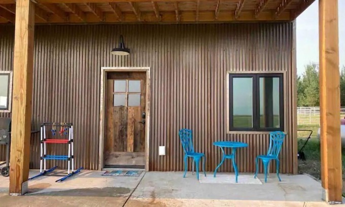 Driggs Apartment | Private farm house lock off on sheep farm with salt hot tub
