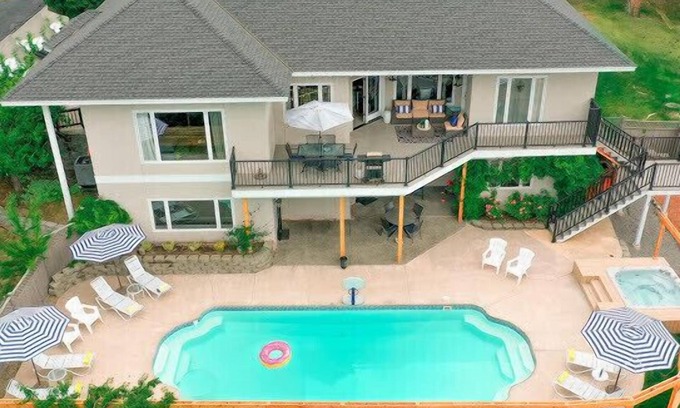 Willow Point House | Private Pool,Spacious Home with Hot Tub, Game Room and Lake Views!