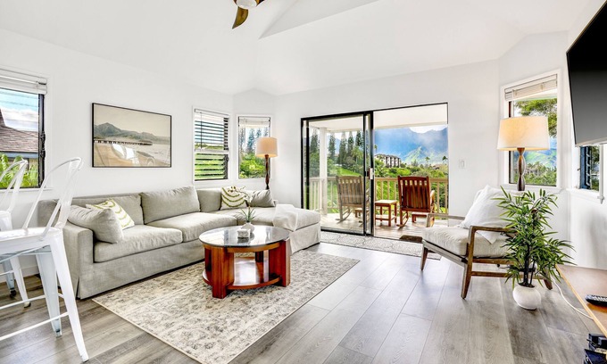 Princeville Apartment | Private Princeville Retreat w/Hanalei Bay View!n