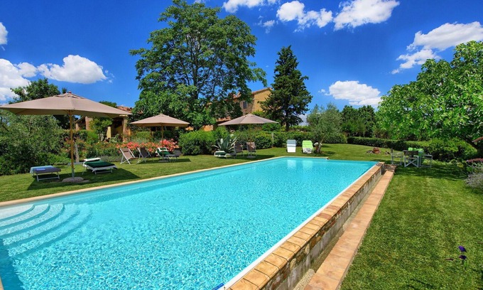 Barberino Tavarnelle Villa | Private Villa with WIFI, A/C, private pool, TV, patio, panoramic view, close to Greve In Chianti