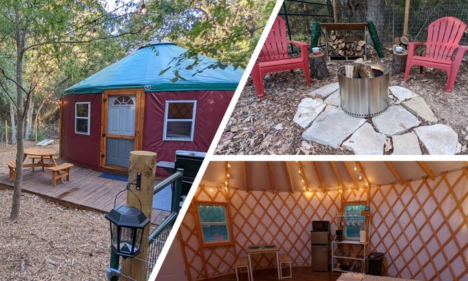 Elgin House | Private Yurt with AC & Heating.
