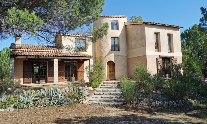 Plan Florent Villa | Promo sem du 30/08, 8 pers, pool & villa total priv, Bagnols-en-F, T beau site