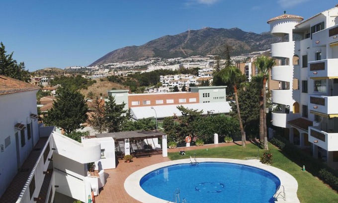 Benalmadena Costa Apartment | Pueblo del Parque - Nice apartment with mountain and garden views