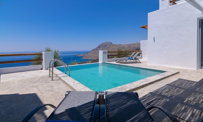Agios Vasileios Villa | Pyrgos Exclusive villa 2 ,private pool,South Crete