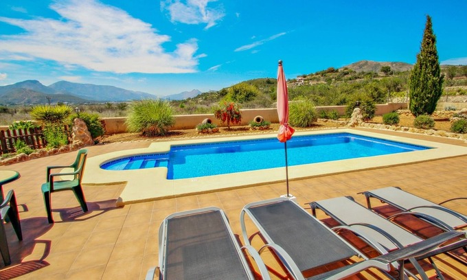 Lliber Villa | Quicano - magnificent views and private pool in Lliber