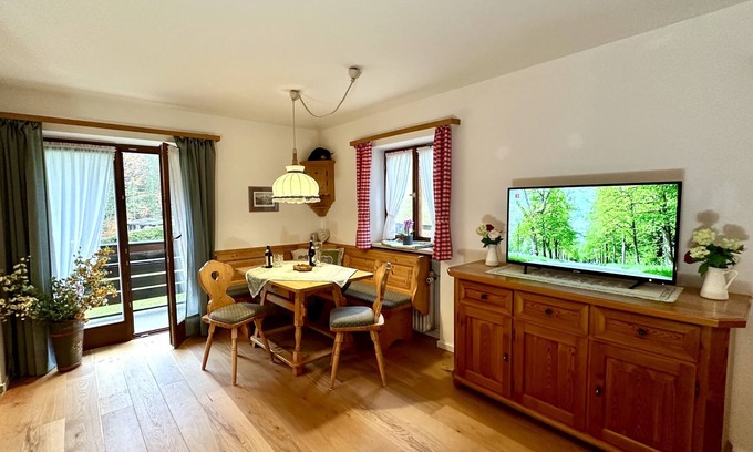 Ramsau bei Berchtesgaden Apartment | Quiet vacation apartment in Ramsau for 2-4 people (June-September with outdoor pool)