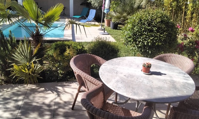 Anduze House | Quiet house with swimming pool in Anduze at the foot of the Cevennes mountains