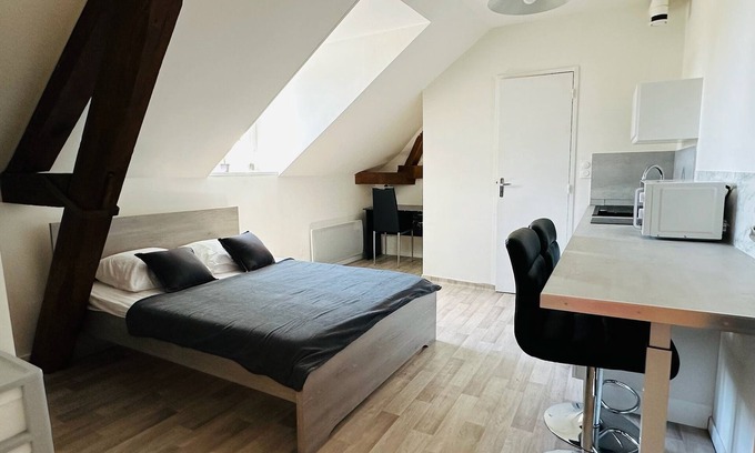 Old Town Apartment | Quiet Studio 11 with Wifi and Parking Troyes