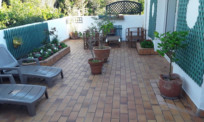 Biarritz House | Quiet town house with large terrace.
