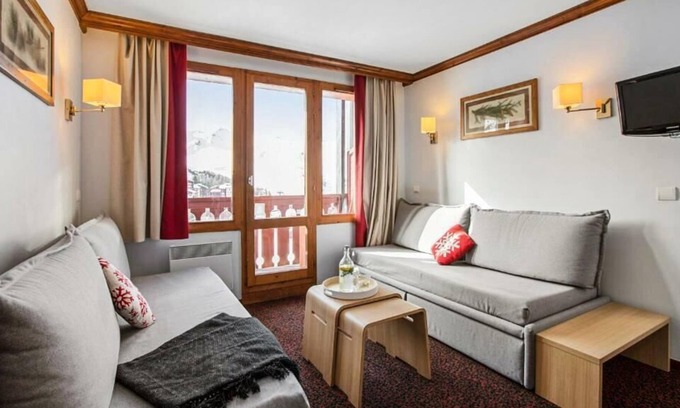 Plagne Soleil Apartment | Résidence Pierre & Vacances Le Mont Soleil *** - Apartment 6 people - 1 bedroom + 1 sleeping area - Mountain view