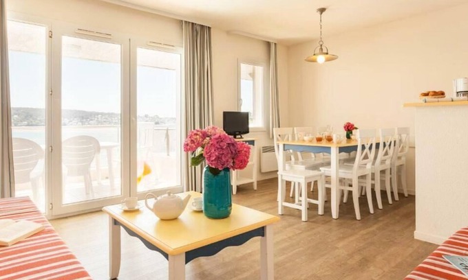 Crozon Apartment | Résidence Pierre & Vacances Cap Morgat - Apartment 6 people - 1 bedroom + 1 sleeping area - Terrace or balcony - Sea view