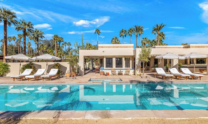 Rancho Mirage House | 'Rancho Colibri' 2.5 acres, tennis court, lap pool