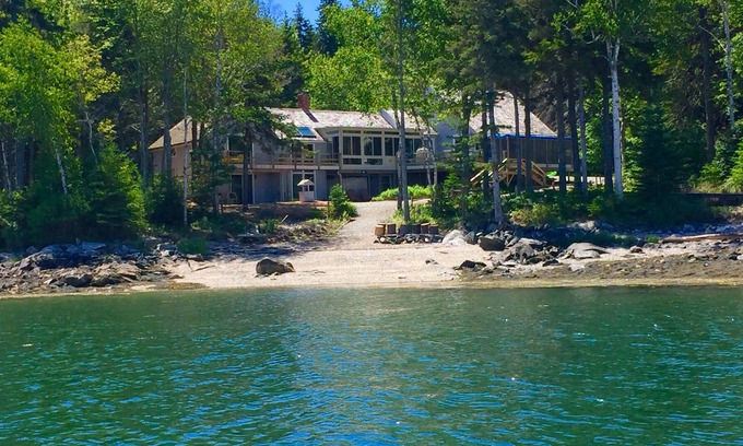 Tenants Harbor House | RARE PRIVATE BEACH - Oceanfront near Port Clyde. Beautiful & Relaxing views