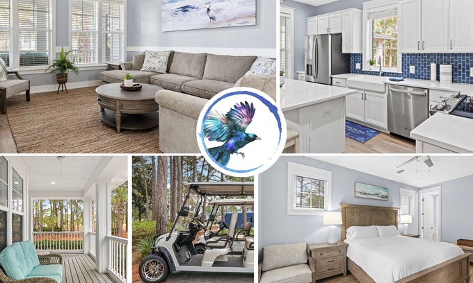 Laurel Grove House | "Ravens Hollow" - New to This 5 STAR Premier Host Team - w/ Golf Cart, Pool, Gym