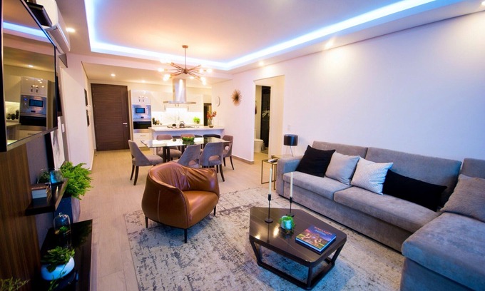 Zapopan Condo | Real View Towers, Plaza Real Center, Amazing 2 BR, Sanitized, Near Andares