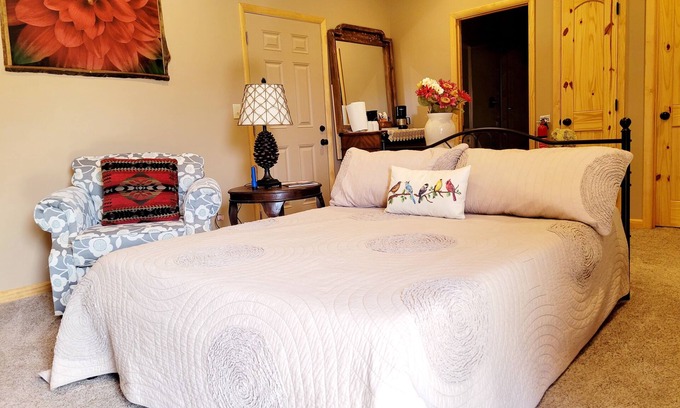 Chalet Village North House | Redbird Nest Studio Charming Location