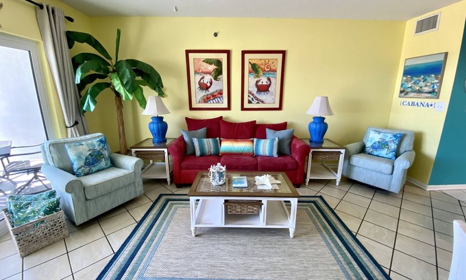 Gulf Shores Condo | Reduced Exceptional Beachfront Tropic Isles 104 2 blocks,The Hangout,restaurants