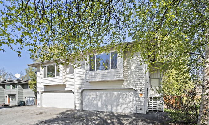 Abbott Loop House | Remodeled central townhouse w/fireplace bike trails & parks