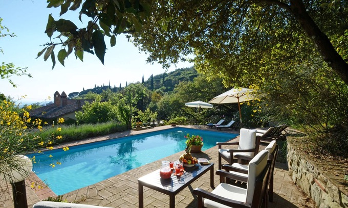 Passignano sul Trasimeno Villa | Renovated medieval-style stone wooden made villa saltwater pool family friendly