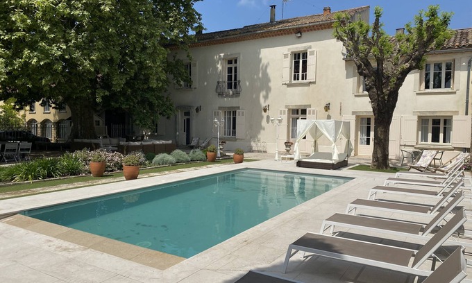 Saint-Genies-de-Comolas House | Renovated, spacious Les toiles à Elise mansion with swimming pool