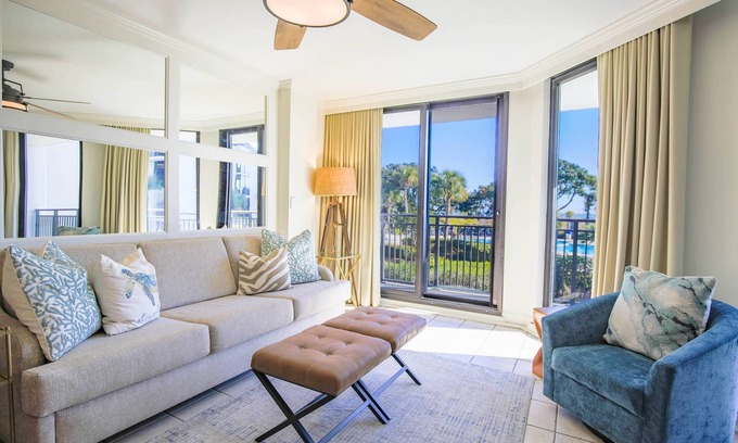 Isle of Palms Condo | Renovated Beachside Condo w/Balcony, Year Round Community Pool, Kid Pool, Playground & Beach Access