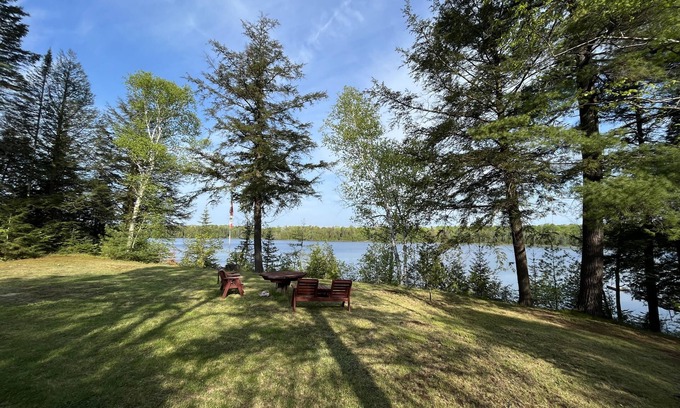 North Frontenac Cottage | Renovated spacious water front cottage great for families, 4 beds, fireplace/pit