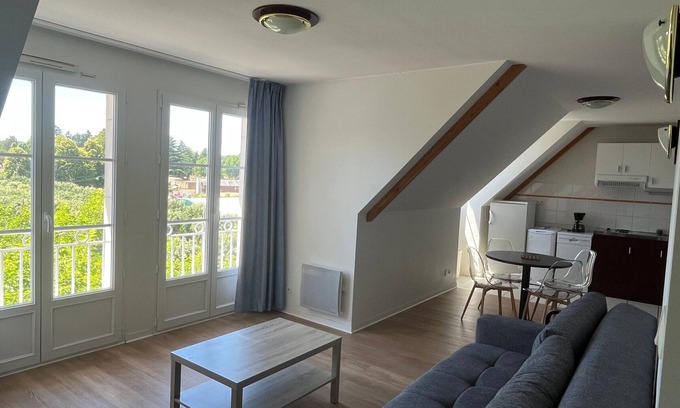 La Roche-Posay Apartment | Renovated T2 with WIFI, pool and parking 200m from the Thermal Baths