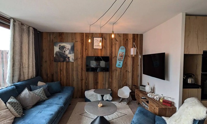 Arc-1600 Apartment | Residence 3 Arcs - Charming apartment 3 rooms cabin 8 people in Arc 1600 close to the slopes and shops