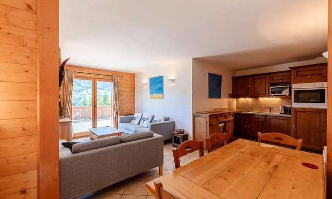 Les Allues Apartment | Residence Bergerie Des 3 Vallees F - Appartement 4 pièces 6 personnes situé dans le charmant village des allues