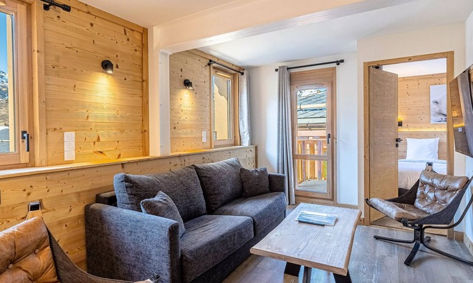 Belle Plagne Apartment | Residence W 2050 Belle Plagne - 4 Room Apartment 6/8 People with Sauna and Nordic Bath - Saturday