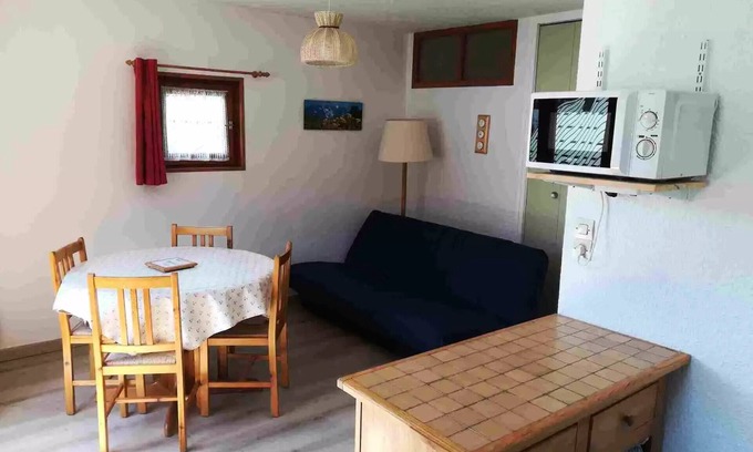 Valloire Apartment | Residence La Croix Du Sud - Studio Cabin 4/5 people 2* exposed South