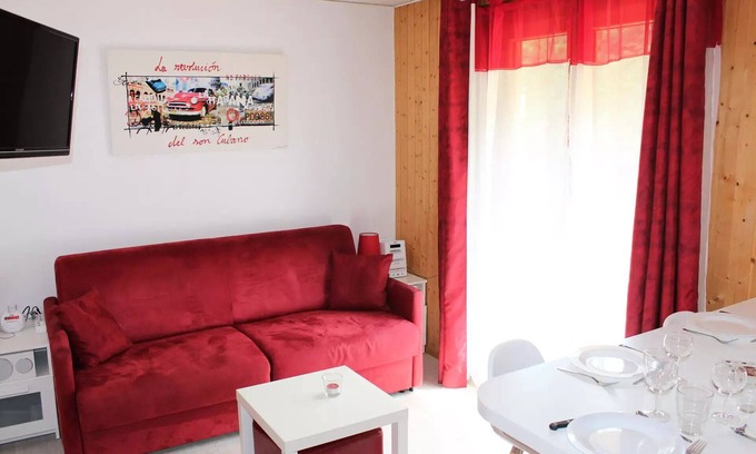 Valloire Apartment | Residence La Croix Du Sud - Studio cabin 4 people 2* exposed is