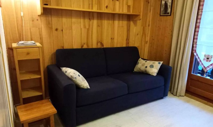 Valloire Apartment | Residence La Croix Du Sud - Studio cabin 4 persons 2* exposed north
