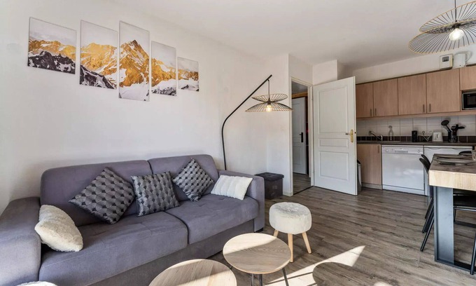 Les Orres Apartment | Residence Le Balcon Des Airelles - Quiet apartment in the heart of the Orres 1800