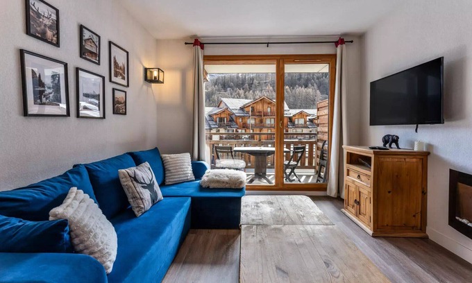 Les Orres Apartment | Residence Le Balcon Des Airelles - Warm apartment in the heart of the Orres 1800