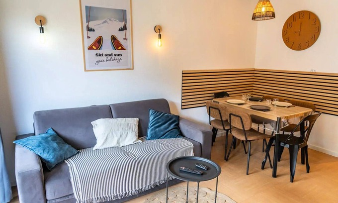 Les Orres Apartment | Residence Le Parc Des Airelles - Adorable apartment with direct access to the slopes