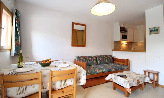 Termignon Apartment | Residence Le Petit Mont Cenis - 2 Rooms for 4 People