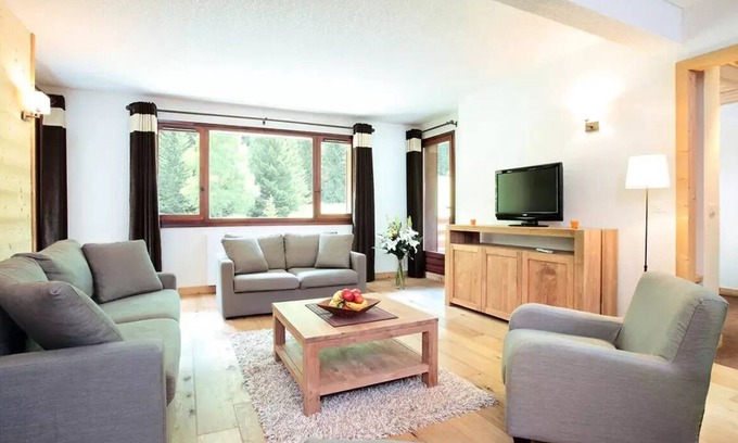 Vallorcine Apartment | Residence Les Portes du Mont Blanc * - 5 Room Apartment 10 People