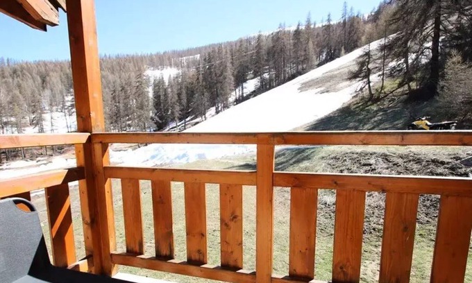 Puy-Saint-Vincent Ski Chalet | Residence Parc Aux Etoiles - CH25PAE - TRIPLEX CHALET 3 CHAMBRES, TERRACE AND BALCONY