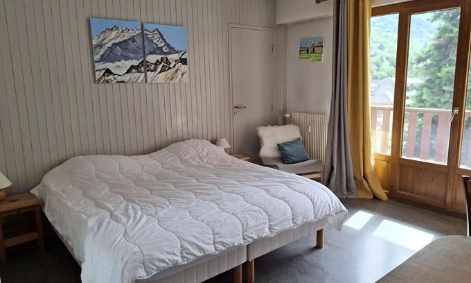 Brides-les-Bains Apartment | Residence Villa Louise - CHARMANT STUDIO