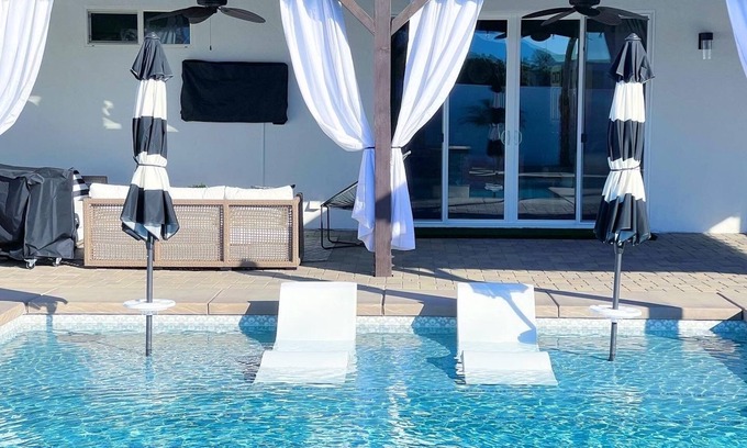 Indio House | Resort style home with saltwater pool & spa!
