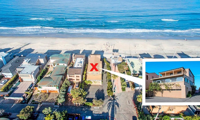 Del Mar House | Right on the sand! Oceanfront Historic Retreat