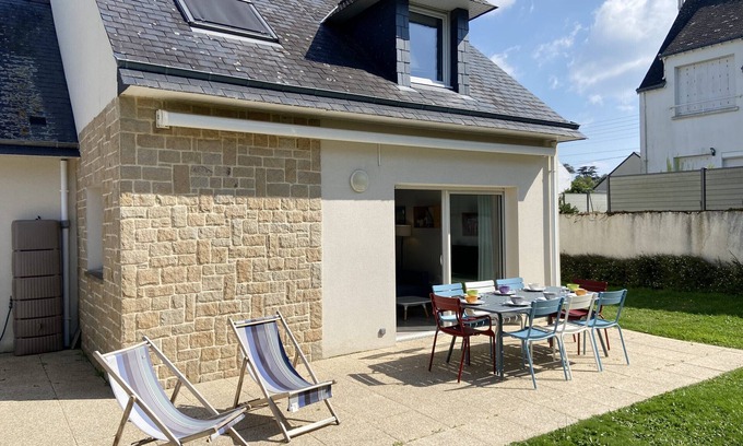Carnac Ski Chalet | RIVAGE - House for rent 300 m from the beach, Carnac - S28