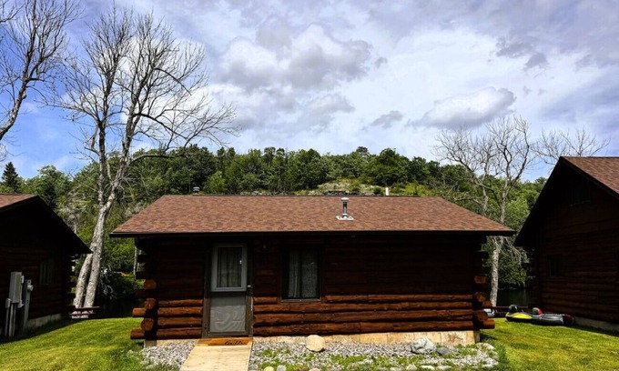 Crystal Falls Cabin | Riverfront Cabin #4.
