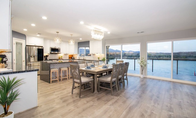 Bullhead City House | Riverfront Snowbird Rental w/Private Boat Dock & Beautiful Views!
