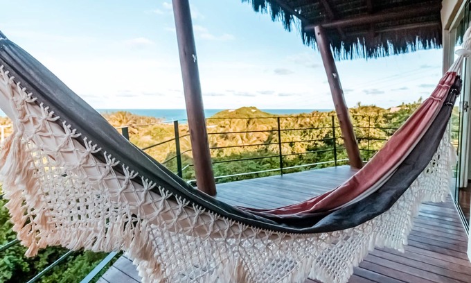 Tibau do Sul House | Romantic Escape for 2 with Ocean View + Jacuzzi