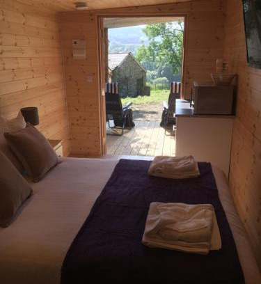 Llanilar House | Romantic Getaway Luxury Wooden Cabin With Private Hot Tub and BBQ